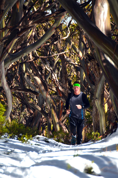 snow running