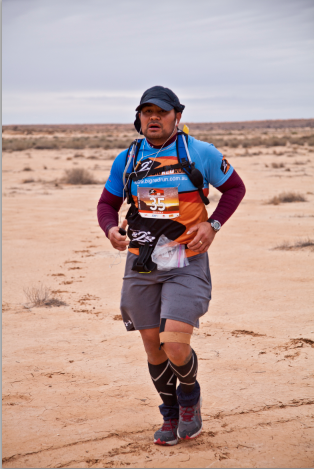 Mark Moala on his way to his first multiday multiple marathon adventure and into the great Book of Inspiration for all first-timers to follow. Screen shot 2013-09-23 at 12.39.40 PM