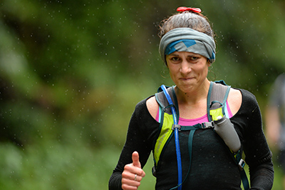 "The most insincere thumbs up I have ever given" - Tarawera 2014. IMAGE: marceauphotography.com