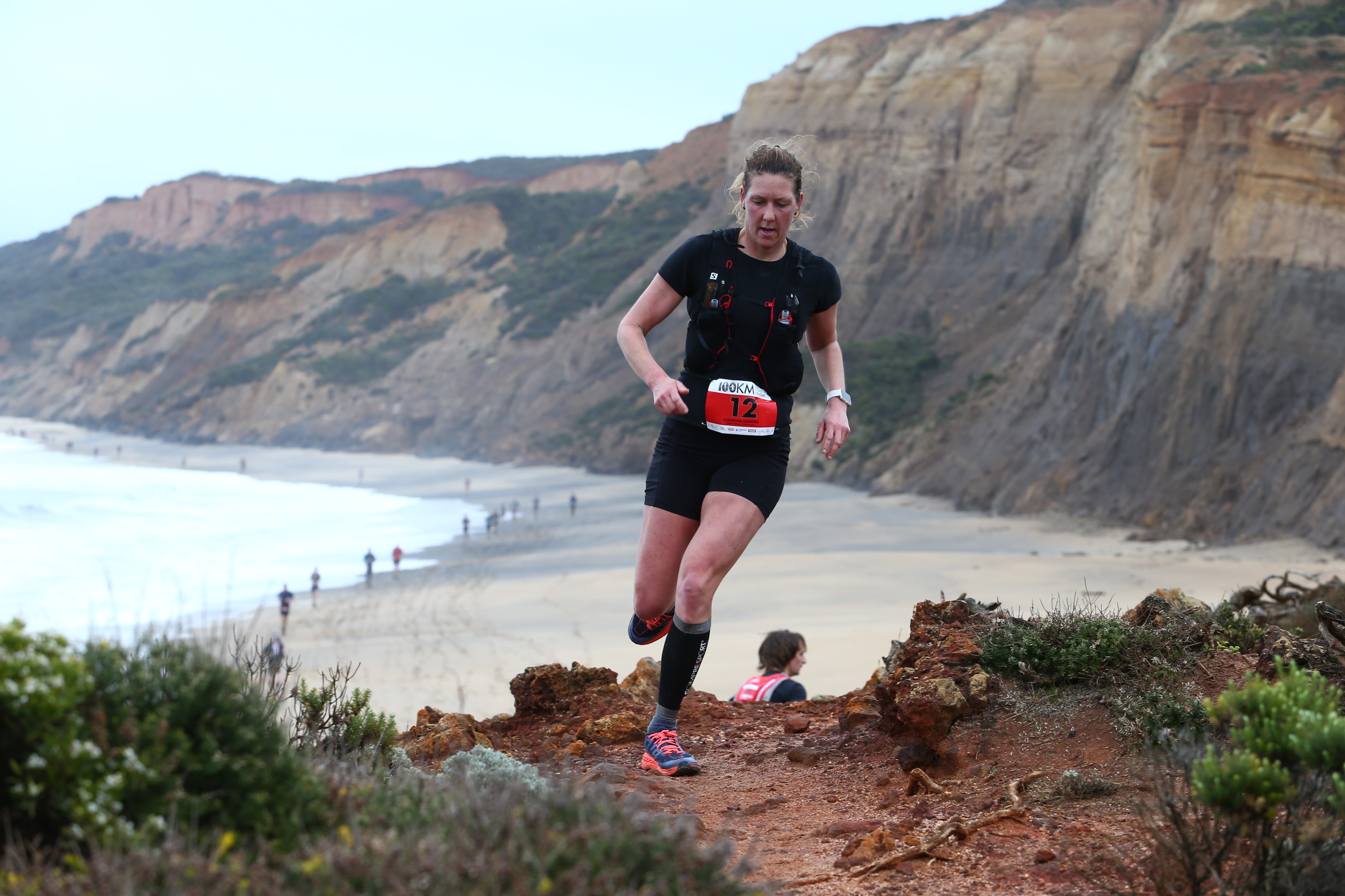 Christine Hopkins womens 100km 3rd place