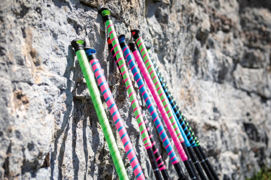 Komperdell trail running poles in various colours