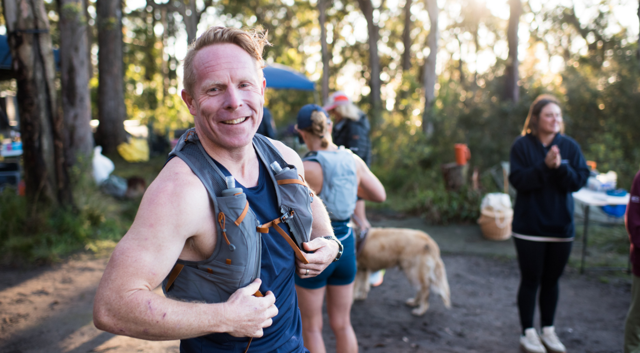 Participants taking on the Bloody Mission Find Your Mountain Vertical 5K challenge for the Leukaemia Foundation.